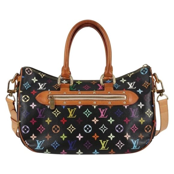 LOUIS VUITTON Monogram Multicolor Rita Tote Bag Black - Picture 3 of 15